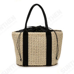 32 x 24cm Straw Bag Handbag Handmade Woven Beach Camping Travel Crossbody Bag 32 x 24cm Straw Bag Handbag Handmade Woven Beach Camping Travel Crossbody Bag