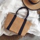 32 x 24cm Straw Bag Handbag Handmade Woven Beach Camping Travel Crossbody Bag 32 x 24cm Straw Bag Handbag Handmade Woven Beach Camping Travel Crossbody Bag