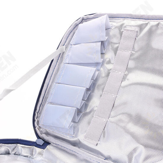 33x20x27cm Oxford Double layer Insulated Lunch Bag Large Capacity Travel Outdoor Picnic Tote Bag 33x20x27cm Oxford Double layer Insulated Lunch Bag Large Capacity Travel Outdoor Picnic Tote Bag