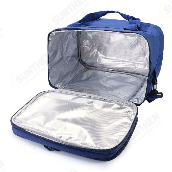 33x20x27cm Oxford Double layer Insulated Lunch Bag Large Capacity Travel Outdoor Picnic Tote Bag 33x20x27cm Oxford Double layer Insulated Lunch Bag Large Capacity Travel Outdoor Picnic Tote Bag