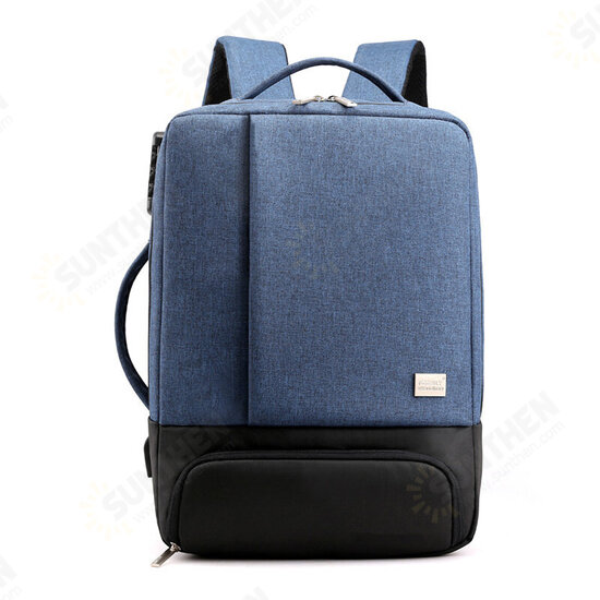 35L USB Backpack 15.6inch Laptop Bag Waterproof Anti-theft Lock Travel Business School Bag