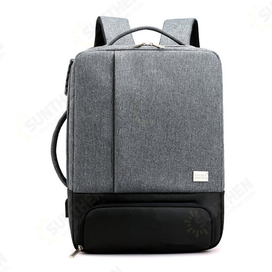 35L USB Backpack 15.6inch Laptop Bag Waterproof Anti-theft Lock Travel Business School Bag