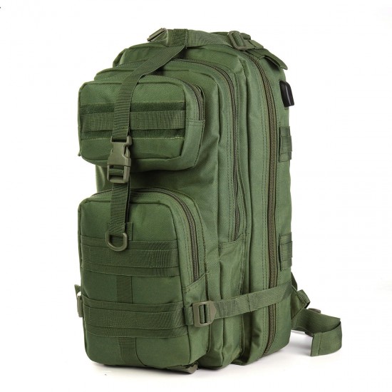 36L Outdoor Military Tactical Laptop USB Backpack Waterproof 900D Oxford Rucksack Camping Hiking