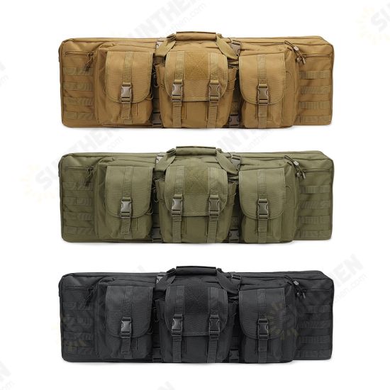 36inch Tactical Camouflage Fishing Tackle Camping Bag Multifunctional Storage Bag Double Padded Backpack