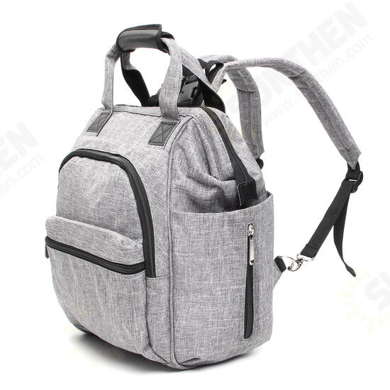 37L Outdoor Travel Mummy Bag Backpack Baby Nursing Diaper Handbag