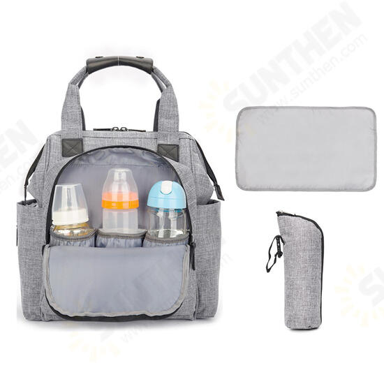 37L Outdoor Travel Mummy Bag Backpack Baby Nursing Diaper Handbag