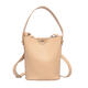 3.8L Women PU Leather Bucket Bag Portable Handbag Leisure Shoulder Bag Outdoor Travel