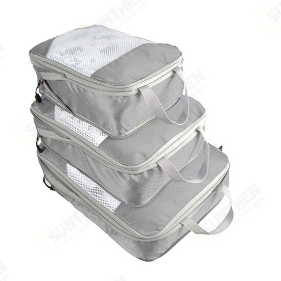 3PCS Waterproof Packing Bags Outdoor Traveling Luggage Storage Bag Clothes Bags