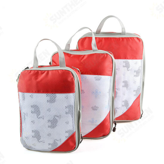 3PCS Waterproof Packing Bags Outdoor Traveling Luggage Storage Bag Clothes Bags