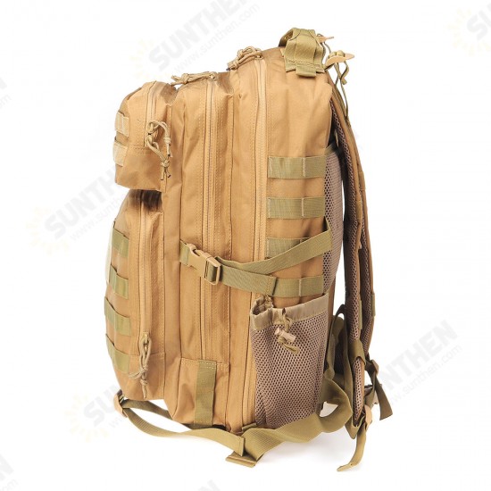 45L 900D Waterproof Tactical Backpack Oxford Cloth Molle Military Outdoor Bag Traveling Camping Hiking Climbing Bag