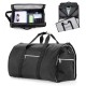 47L Outdoor Portable Travel Luggage Bag Suit Dress Garment Storage Handbag Sports Gym Bag