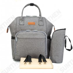 4Pcs Mummy Nappy Diaper Bag Set Nappy Diaper With Nursing Feeding Bottle Pouch Baby Car Hook 4Pcs Mummy Nappy Diaper Bag Set Nappy Diaper With Nursing Feeding Bottle Pouch Baby Car Hook