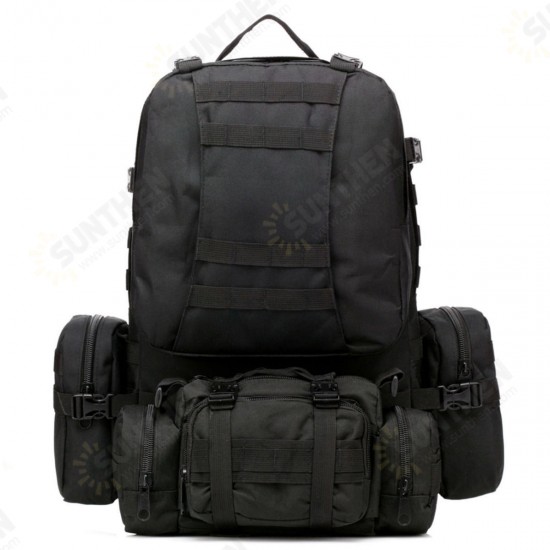 50L 600D Military Nylon Outdoor Sports Rucksack Backpack Camping Hiking Camouflage Shoulder Bag Pack 50L 600D Military Nylon Outdoor Sports Rucksack Backpack Camping Hiking Camouflage Shoulder Bag Pack