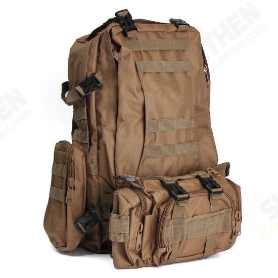 50L 600D Military Nylon Outdoor Sports Rucksack Backpack Camping Hiking Camouflage Shoulder Bag Pack 50L 600D Military Nylon Outdoor Sports Rucksack Backpack Camping Hiking Camouflage Shoulder Bag Pack