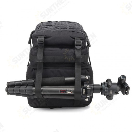 55L Outdoor Molle Military Tactical Army Rucksack Waterproof Zipper Large Capacity Backpack Camping Hiking Trekking Gear Bag