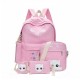 5Pcs/set Canvas Backpack Cat Large Capacity School Bags Camping Multi-function Travel Bag 5Pcs/set Canvas Backpack Cat Large Capacity School Bags Camping Multi-function Travel Bag