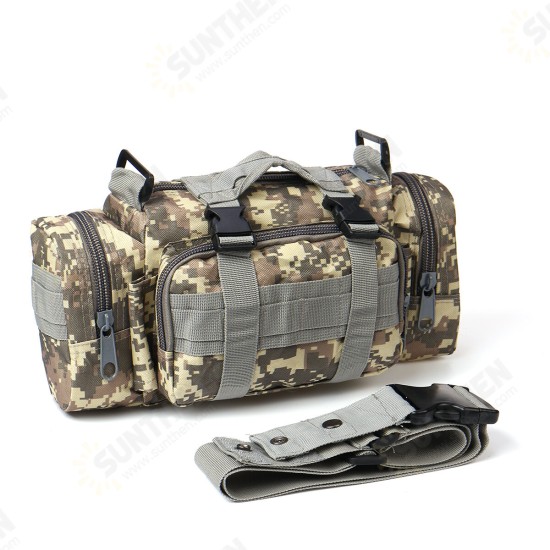 600D Oxford Cloth Waist Bag Waterproof Tactical Pouch Shoulder Bag Handbag Outdoor Camping Hunting