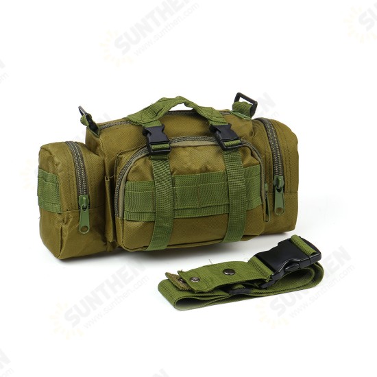 600D Oxford Cloth Waist Bag Waterproof Tactical Pouch Shoulder Bag Handbag Outdoor Camping Hunting