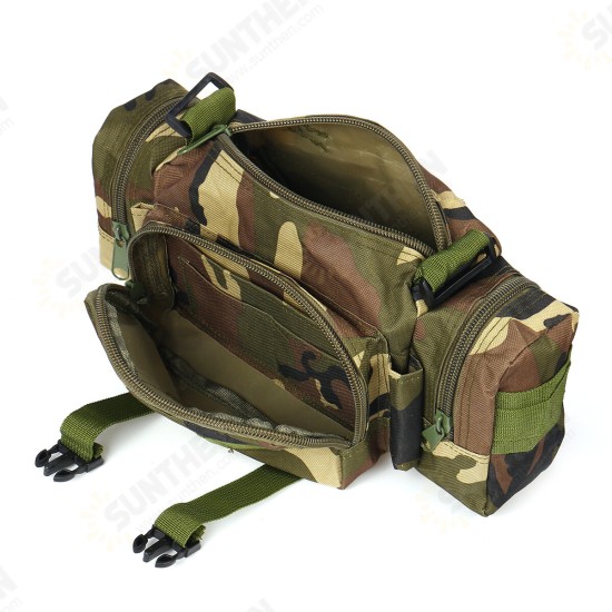 600D Oxford Cloth Waist Bag Waterproof Tactical Pouch Shoulder Bag Handbag Outdoor Camping Hunting