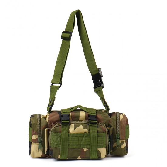 600D Oxford Cloth Waist Bag Waterproof Tactical Pouch Shoulder Bag Handbag Outdoor Camping Hunting