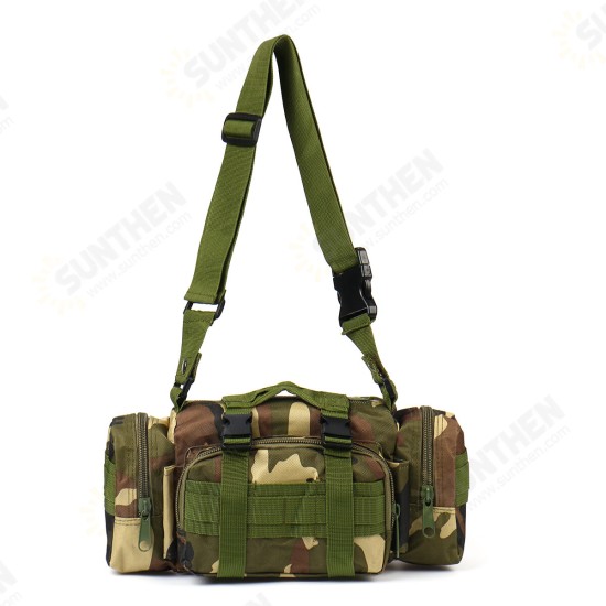 600D Oxford Cloth Waist Bag Waterproof Tactical Pouch Shoulder Bag Handbag Outdoor Camping Hunting