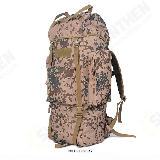 65L Tactical Trekking Backpack Rucksack Camo Shoulder Bag For Camping Hiking 65L Tactical Trekking Backpack Rucksack Camo Shoulder Bag For Camping Hiking
