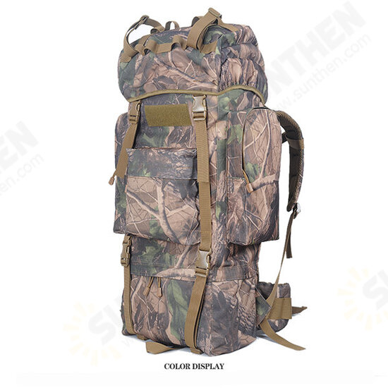 65L Tactical Trekking Backpack Rucksack Camo Shoulder Bag For Camping Hiking 65L Tactical Trekking Backpack Rucksack Camo Shoulder Bag For Camping Hiking