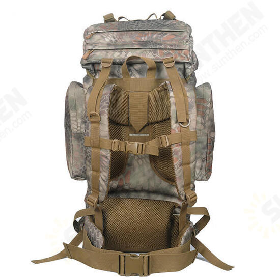 65L Tactical Trekking Backpack Rucksack Camo Shoulder Bag For Camping Hiking 65L Tactical Trekking Backpack Rucksack Camo Shoulder Bag For Camping Hiking