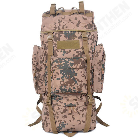 65L Tactical Trekking Backpack Rucksack Camo Shoulder Bag For Camping Hiking 65L Tactical Trekking Backpack Rucksack Camo Shoulder Bag For Camping Hiking