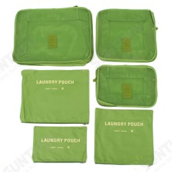6PCS Storage Bag Extra Large Thick Waterproof Clothes and Cosmetics Storage Bag Outdoor Travel and Business Organizer