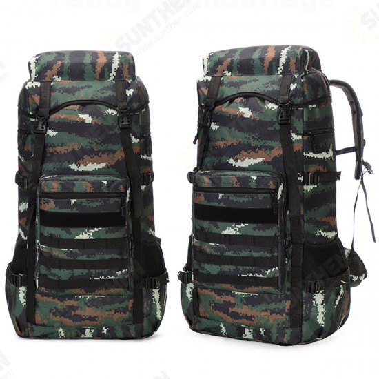 70L Outdoor Waterproof Military Tactical Backpack Camping Hiking Backpack Trekking Camouflage Travel Shoulder Backpack