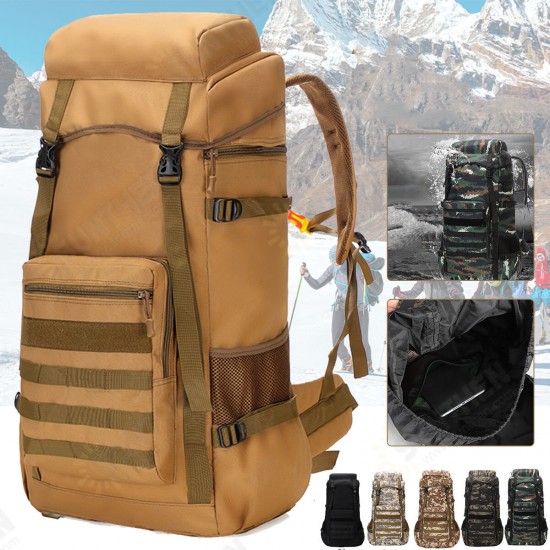 70L Outdoor Waterproof Military Tactical Backpack Camping Hiking Backpack Trekking Camouflage Travel Shoulder Backpack 70L Outdoor Waterproof Military Tactical Backpack Camping Hiking Backpack Trekking Camouflage Travel Shoulder Backpack