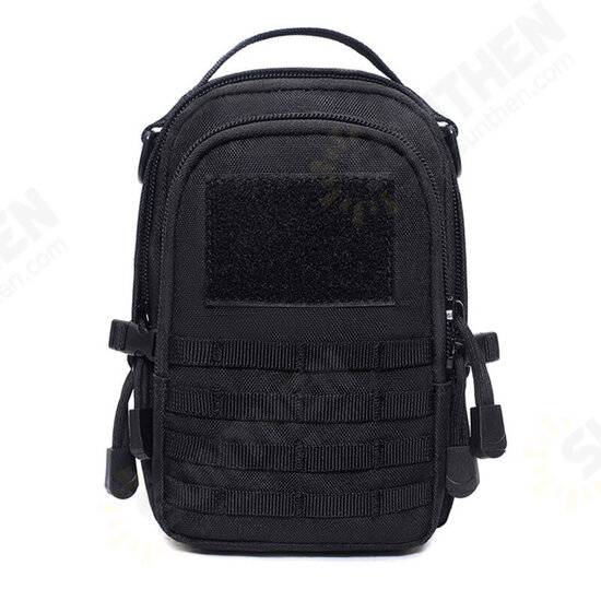 8'' Nylon Tactical Molle Phone Pouch Waist Pack Bag Combat Military EDC Gadget Hunting Pouch Outdoor Camping Bags Equipment