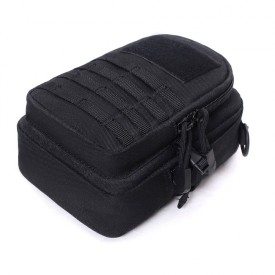 8'' Nylon Tactical Molle Phone Pouch Waist Pack Bag Combat Military EDC Gadget Hunting Pouch Outdoor Camping Bags Equipment