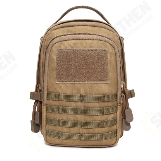 8'' Nylon Tactical Molle Phone Pouch Waist Pack Bag Combat Military EDC Gadget Hunting Pouch Outdoor Camping Bags Equipment