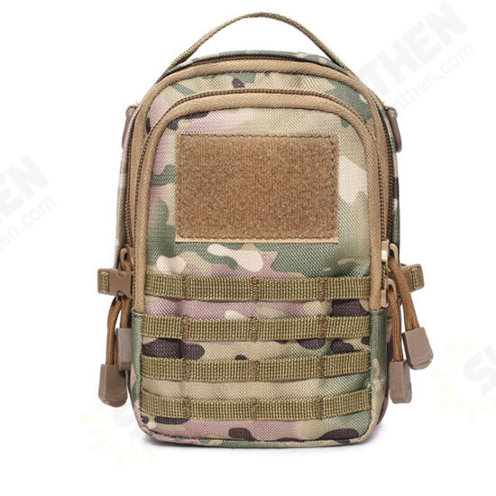 8'' Nylon Tactical Molle Phone Pouch Waist Pack Bag Combat Military EDC Gadget Hunting Pouch Outdoor Camping Bags Equipment