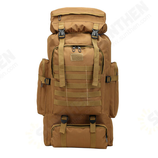 80L Molle Tactical Bag Outdoor Traveling Camping Hiking Military Rucksacks Backpack Camouflage Bag