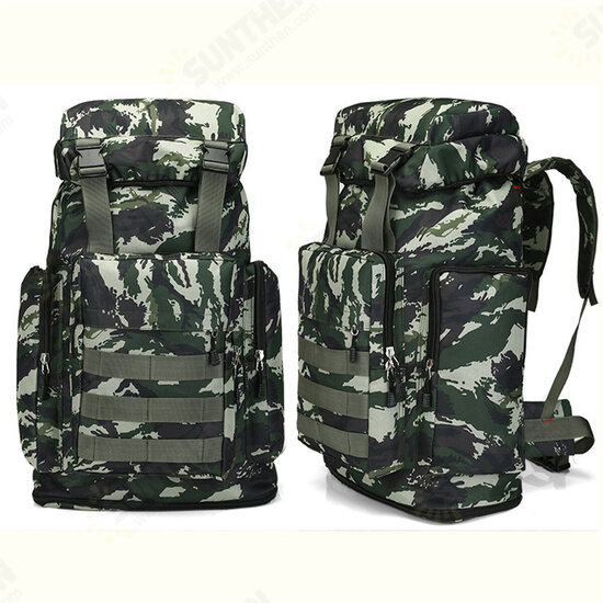 80L Multi-Color Large Capacity Waterproof Tactical Backpack Outdoor Travel Hiking Camping Bag