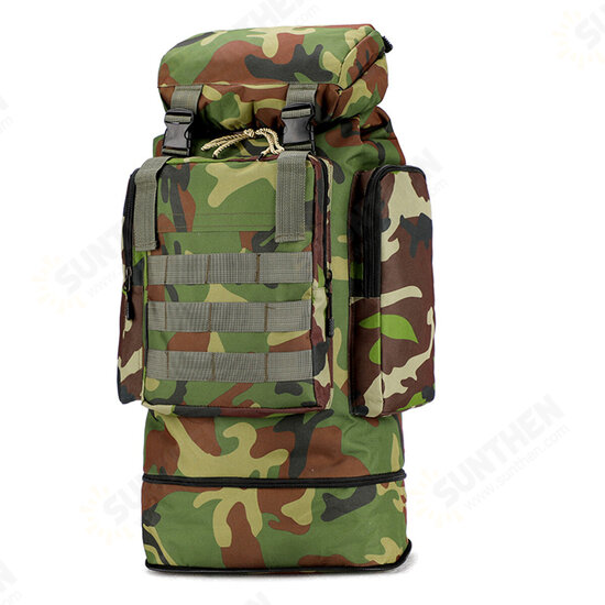 80L Multi-Color Large Capacity Waterproof Tactical Backpack Outdoor Travel Hiking Camping Bag