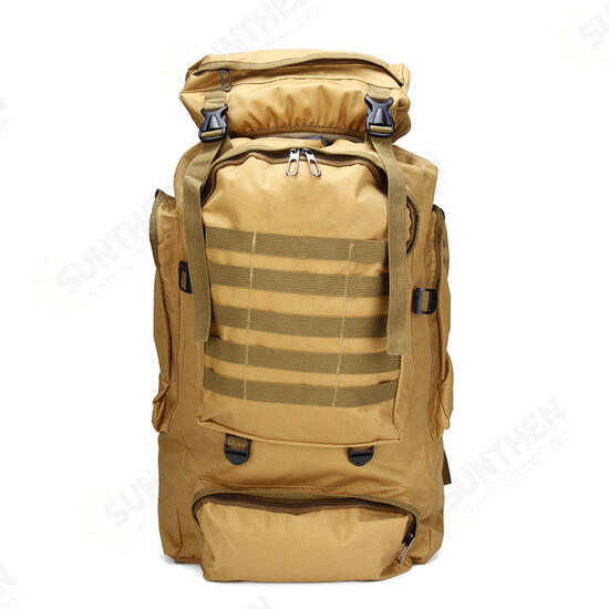 80L Outdoor Military Rucksacks Tactical Bag Camping Hiking Trekking Backpack