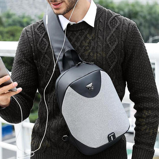 8L Men Women Anti Theft Sling Chest Bag Pack Outdoor Sport Travel Tablet Shoulder Handbag