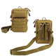 8inch 3P Molle Tactical Outdoor Sports Waist Bag Accessory Kit with Shoulder Strap Mini Phone Pockets Molle Module Package 8inch 3P Molle Tactical Outdoor Sports Waist Bag Accessory Kit with Shoulder Strap Mini Phone Pockets Molle Module Package