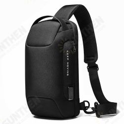 BG-22085 Oxford Cloth Sling Chest Bag USB External Charging Port Waterproof Crossbody Bag Breathable Anti-theft Zipper Shoulder Bag for Camping Travel BG-22085 Oxford Cloth Sling Chest Bag USB External Charging Port Waterproof Crossbody Bag Breathable Anti-theft Zipper Shoulder Bag for Camping Travel