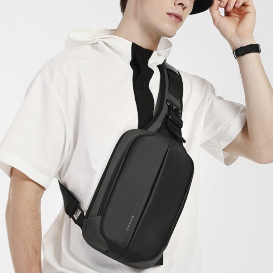 Outdoor Sport Men Sling Bag Crossbody Pack for Cell Phone Large Capacity Chest Bag Male Waterproof Bag