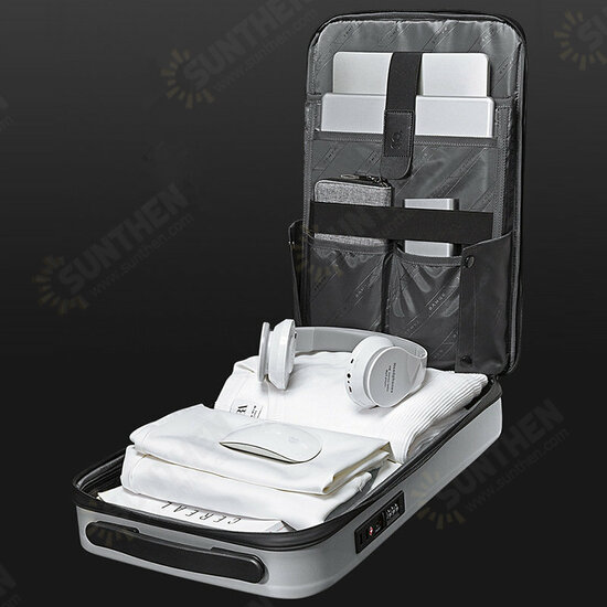 PC Hard Shell Shoulder Backpack Business Backpack TSA Anti-theft Computer Bag USB Charging Waterproof Large Capacity Men's Outdoor Camping Travel Office Backpack PC Hard Shell Shoulder Backpack Business Backpack TSA Anti-theft Computer Bag USB Charging Waterproof Large Capacity Men's Outdoor Camping Travel Office Backpack