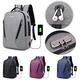 17L Anti-theft Men Women Laptop Notebook Backpack USB Charging Port Lock Travel School Bag