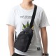 Canvas Chest Bag Multi-Function Men Crossbody Bag Shoulder Bag Leisure Travel