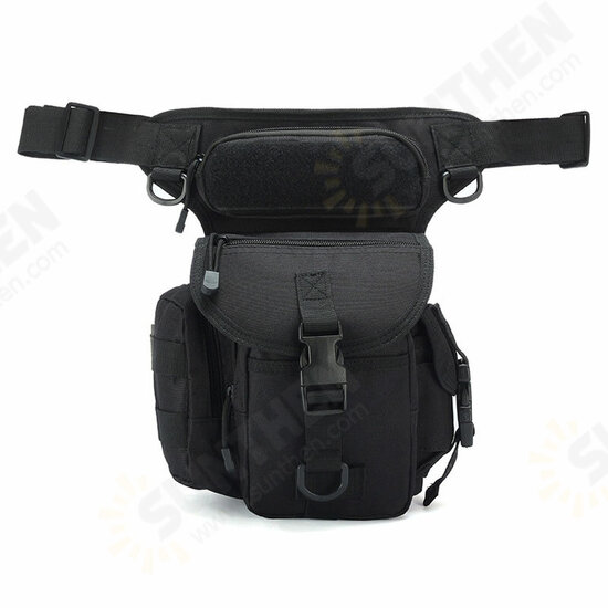 Canvas Waterproof Tactical Bag Waist Pack Leg Bag Camping Hiking Hunting Belt Bag