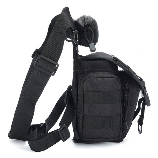 Canvas Waterproof Tactical Bag Waist Pack Leg Bag Camping Hiking Hunting Belt Bag