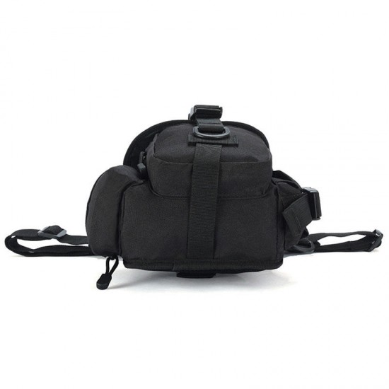 Canvas Waterproof Tactical Bag Waist Pack Leg Bag Camping Hiking Hunting Belt Bag